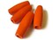 2 Inch Long Large Orange Wood Tube Beads Vintage Wooden Large Hole Macrame Beads